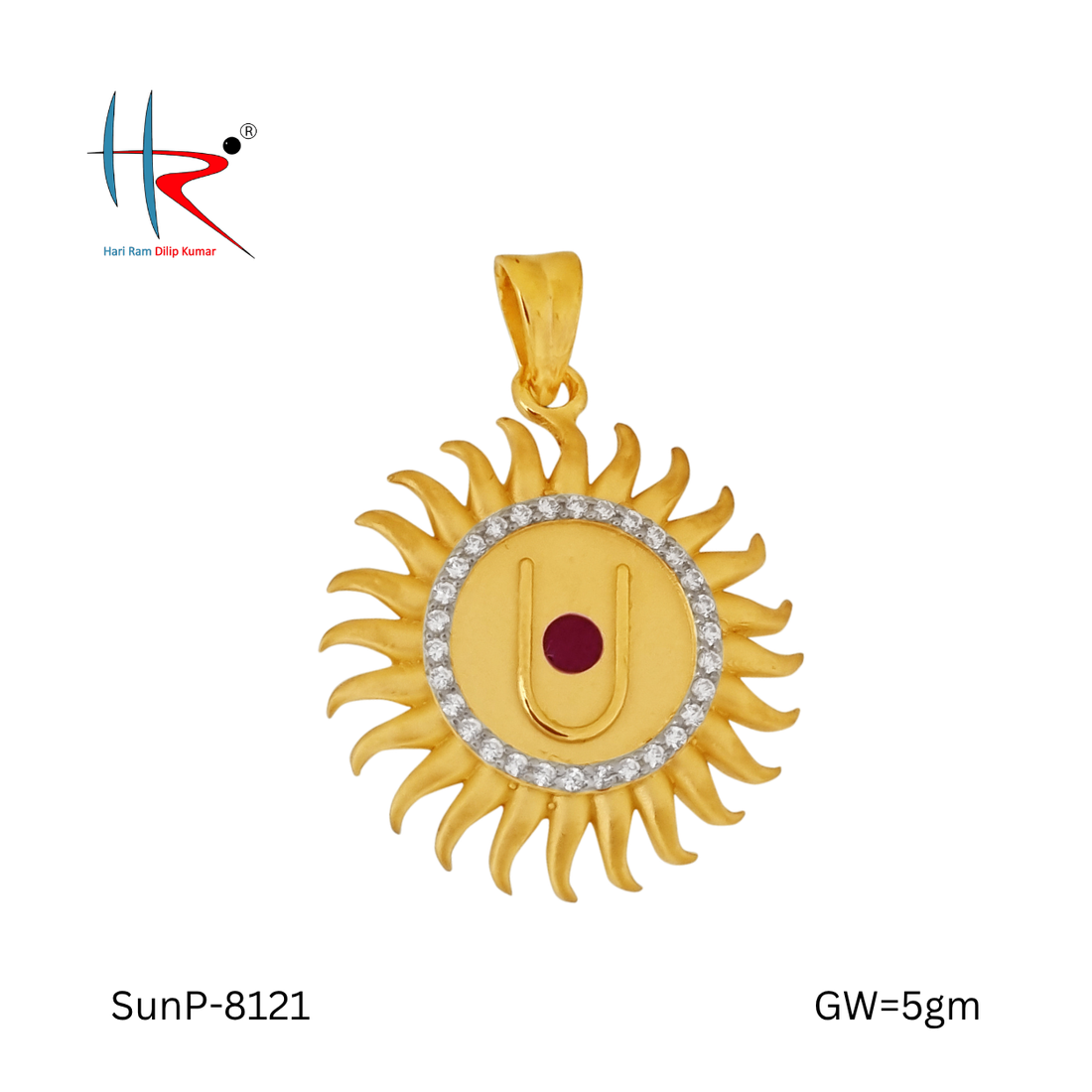 Sun Pendant-5gm-8121