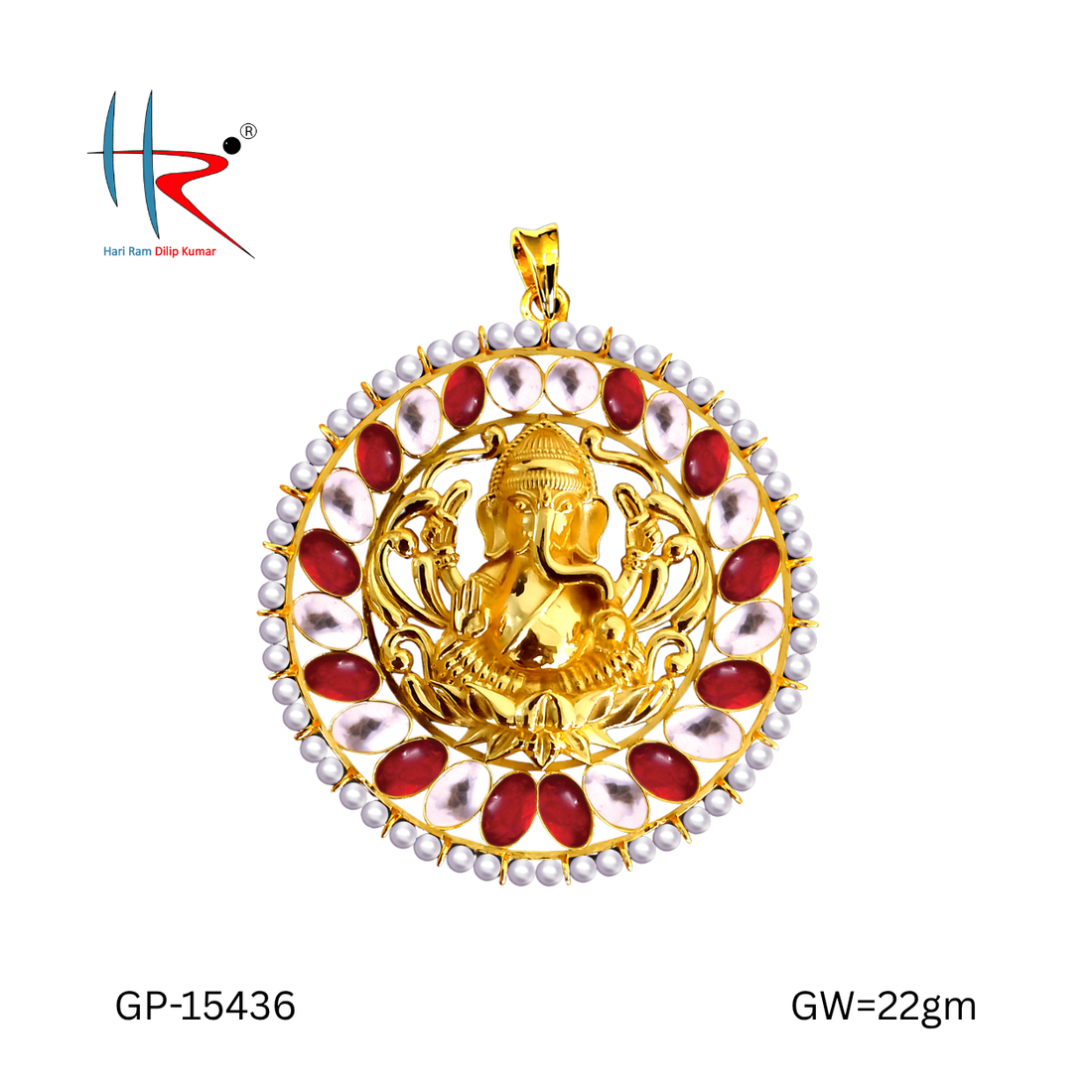GANESH PENDANT-22gm-15436
