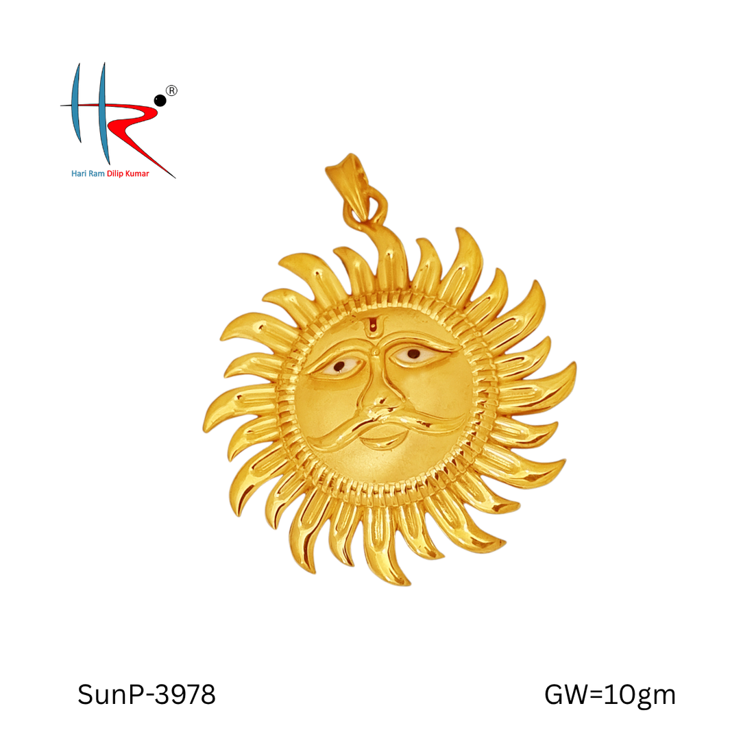 Sun Pendant-10gm-3978