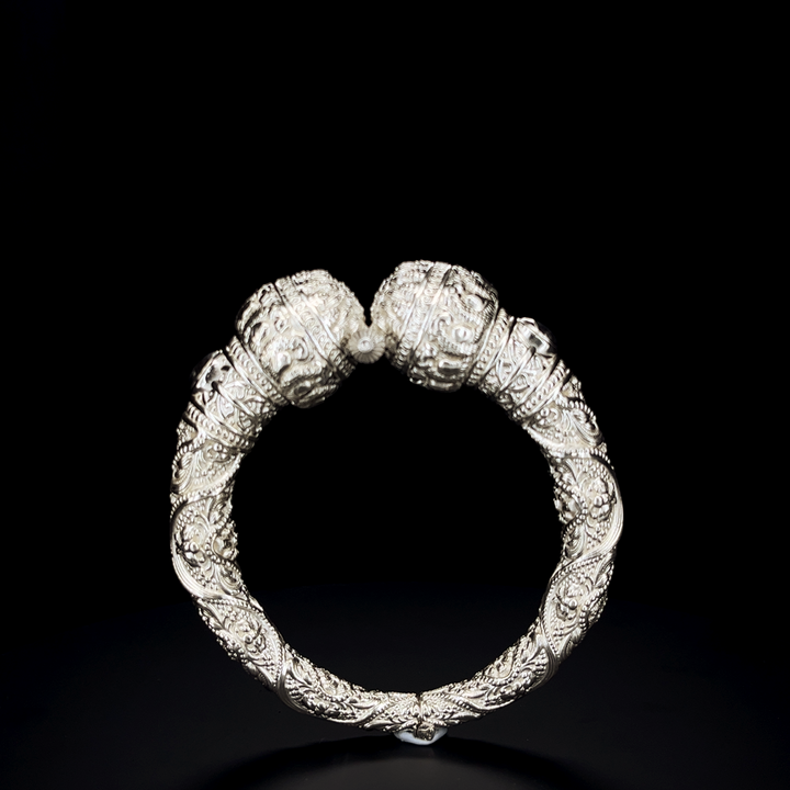 Silver Kada - Traditional Design - S.No.016