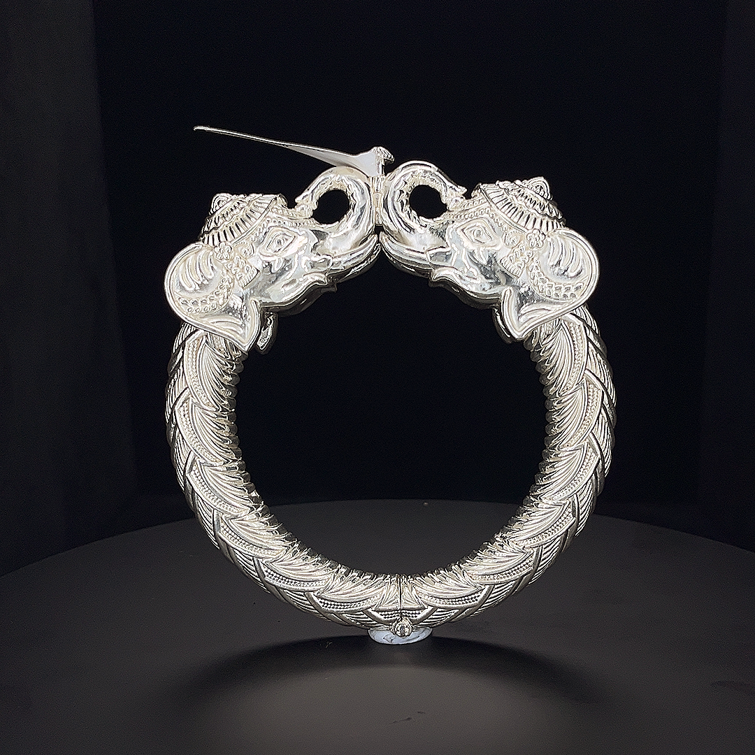 Silver Kada -Elephant- S.No.028