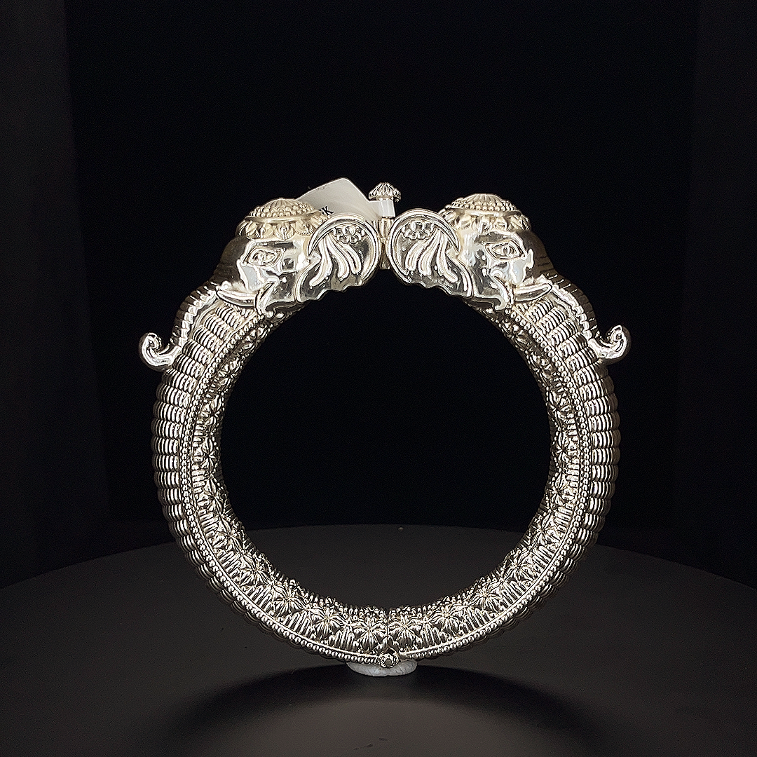 Silver Kada - Elephant - S.No.033
