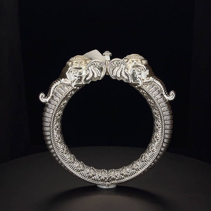 Silver Kada - Elephant - S.No.033