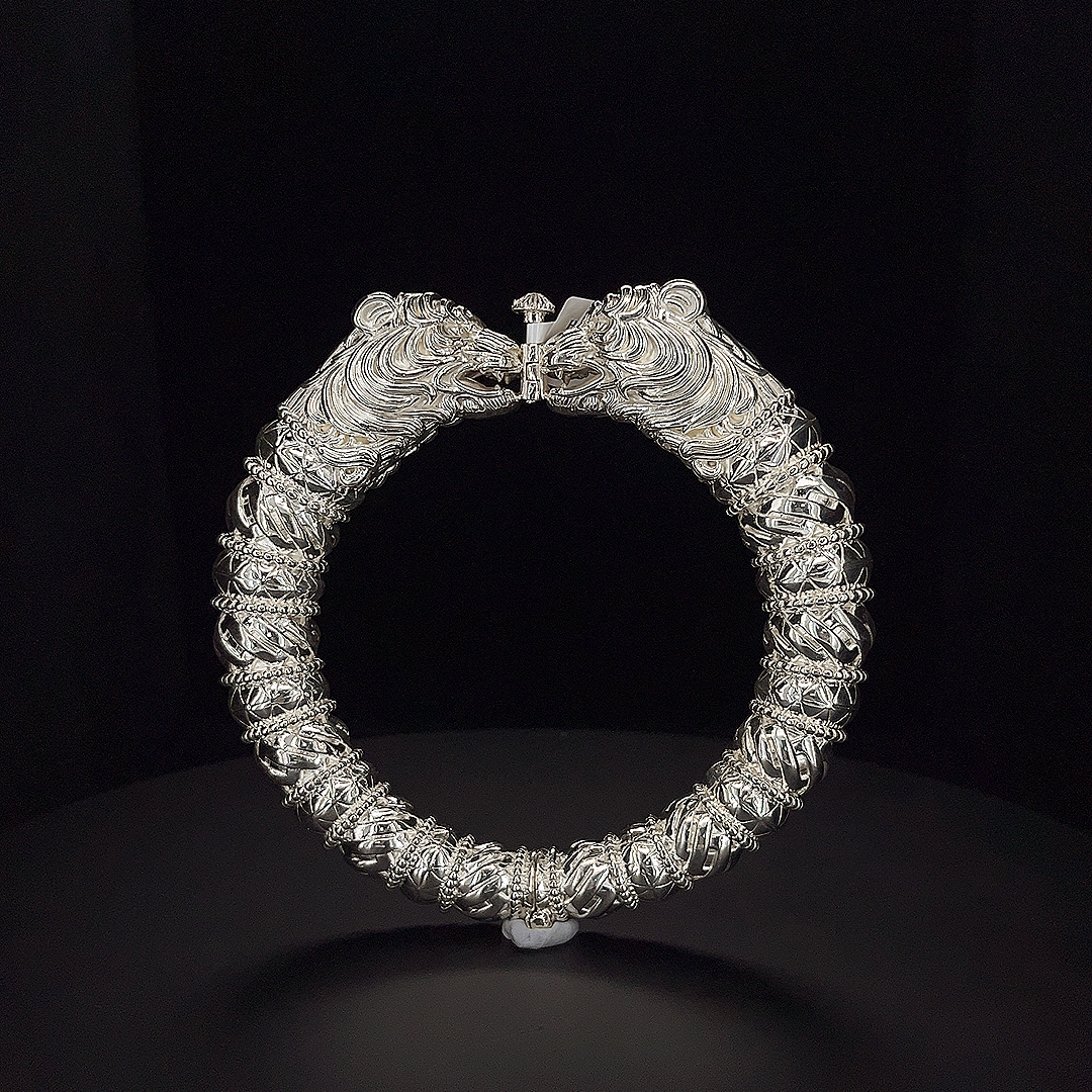 Silver Kada - - Tiger - S.No.047