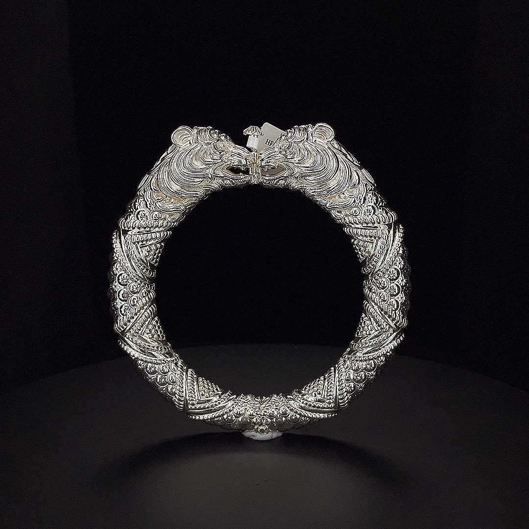 Silver Kada - Tiger - S.No.049