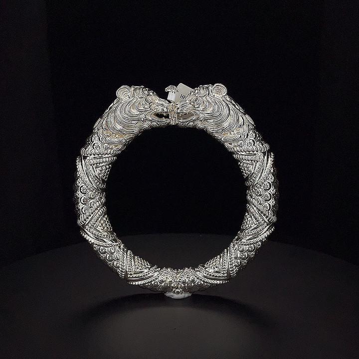 Silver Kada - Tiger - S.No.049