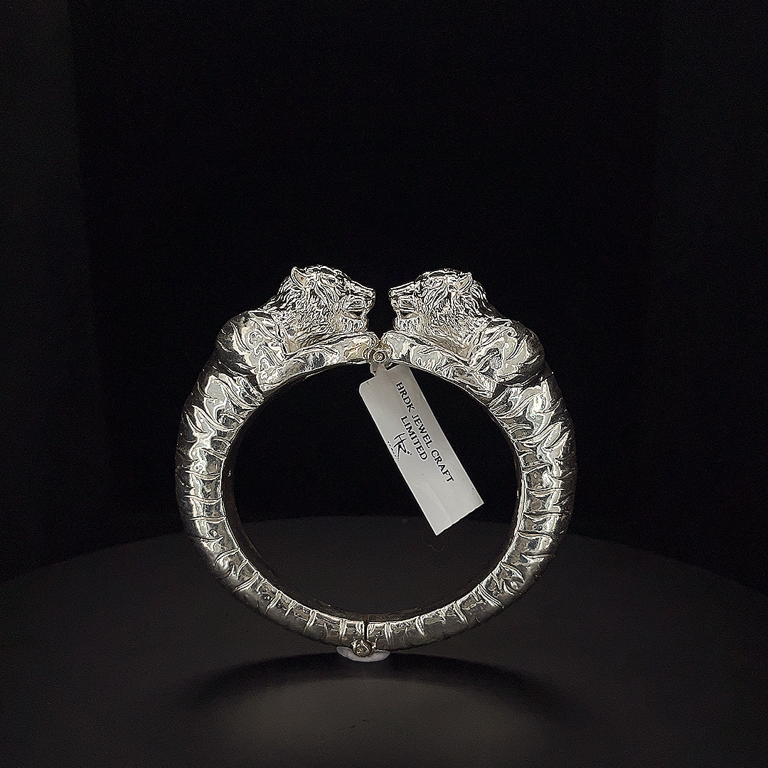 Silver Kada - Royal Design - S.No.053