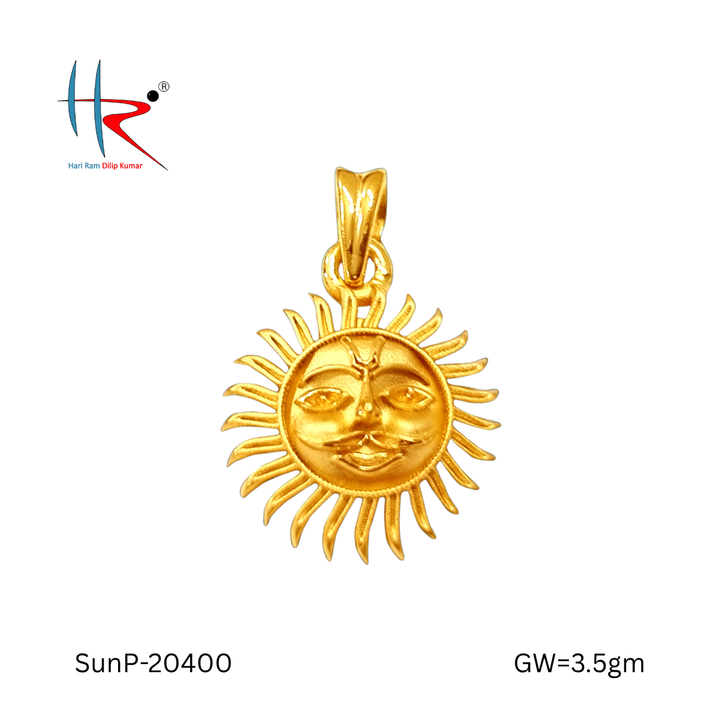 Sun Pendant-3.5gm-20400
