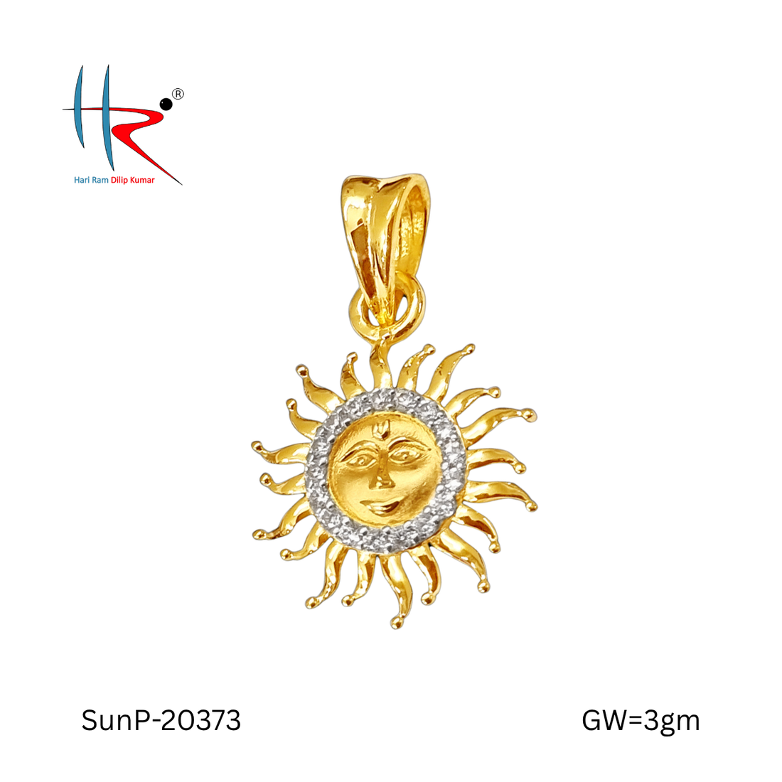 Sun Pendant-3gm-20373