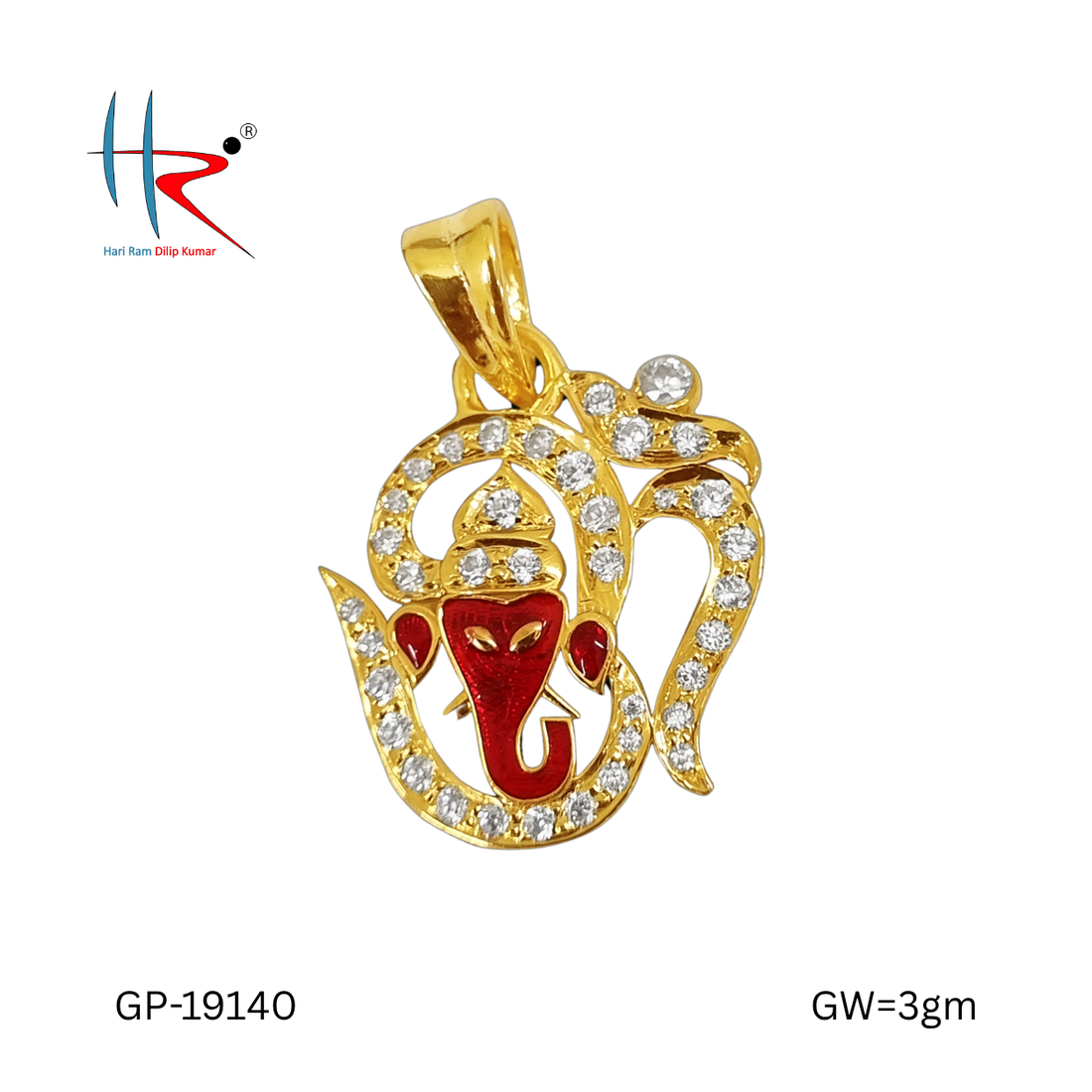 GANESH PENDANT-3gm-19140