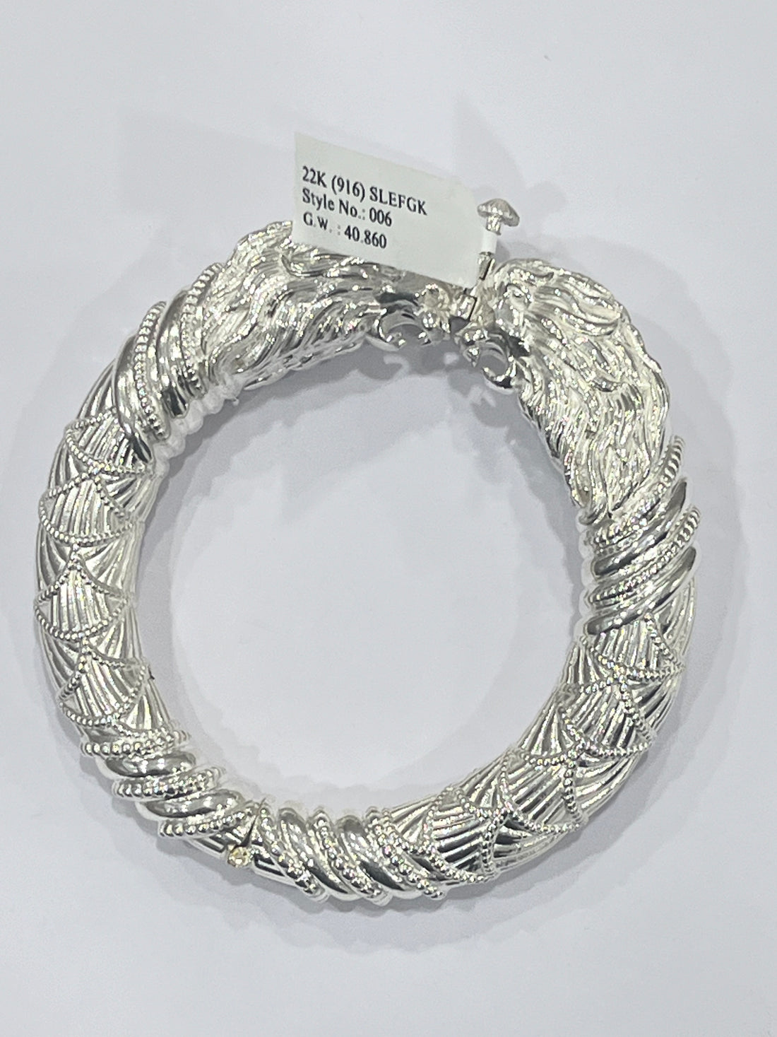 Veer Handcrafted Silver Kada