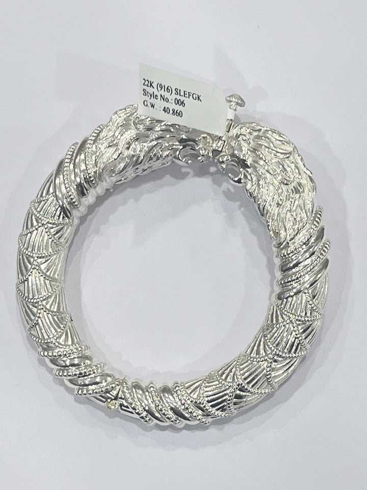 Veer Handcrafted Silver Kada