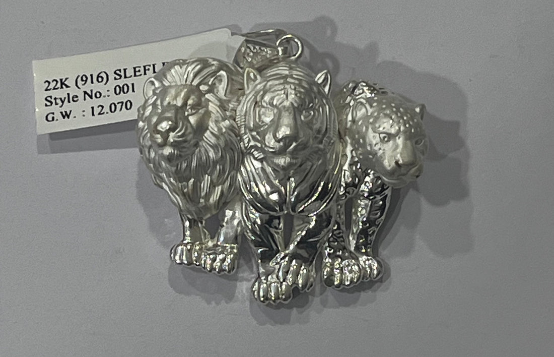 Trinity of Power Silver Pendant