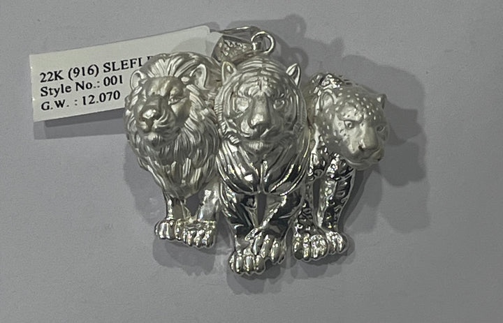 Trinity of Power Silver Pendant