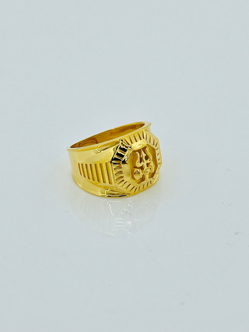 Trishul Man Ring