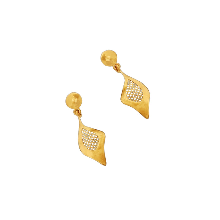 Gilded Lattice Earrings