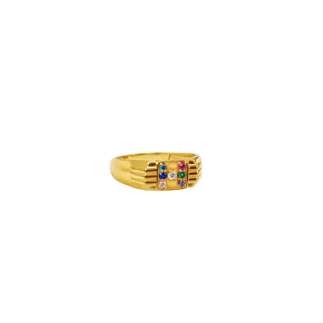 Navratan Gold Ring -18499