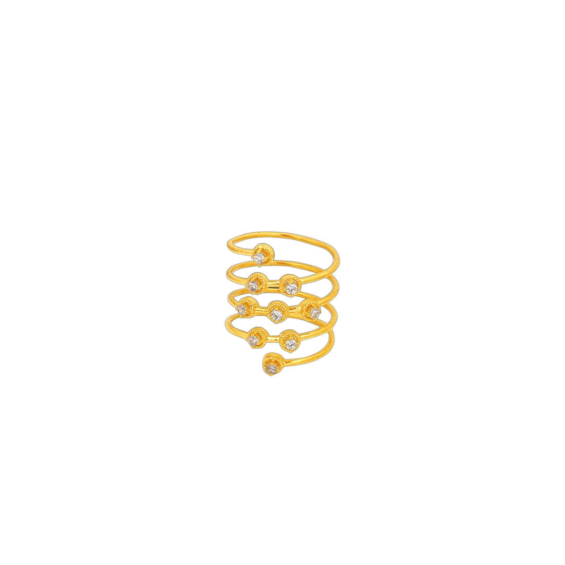 Gold Female Ring -3632