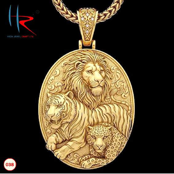 Electro Forming Lion Pendal  - 038