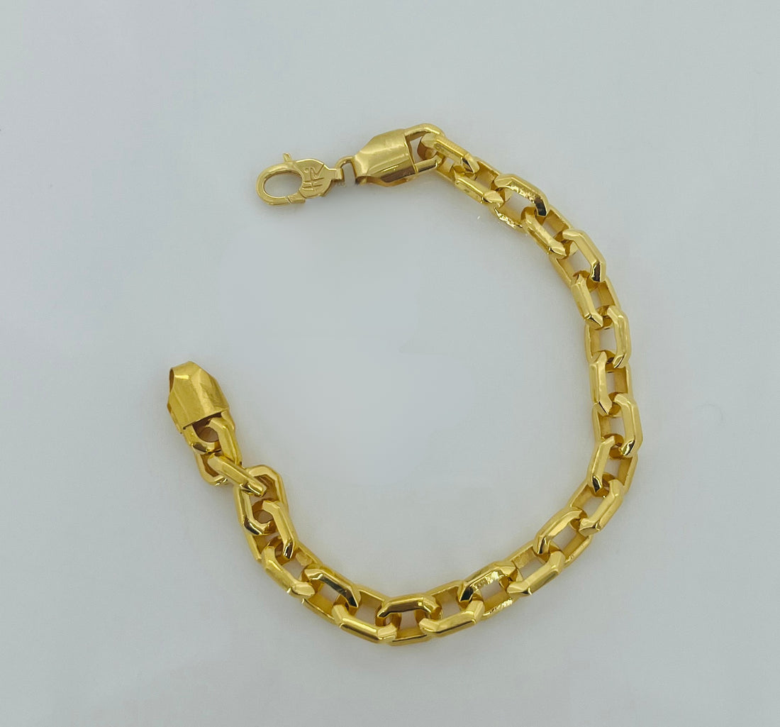 Electroforming Gold Bracelet -017