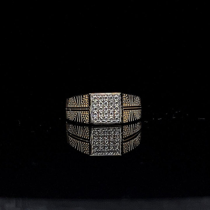 Grid Pave Ring