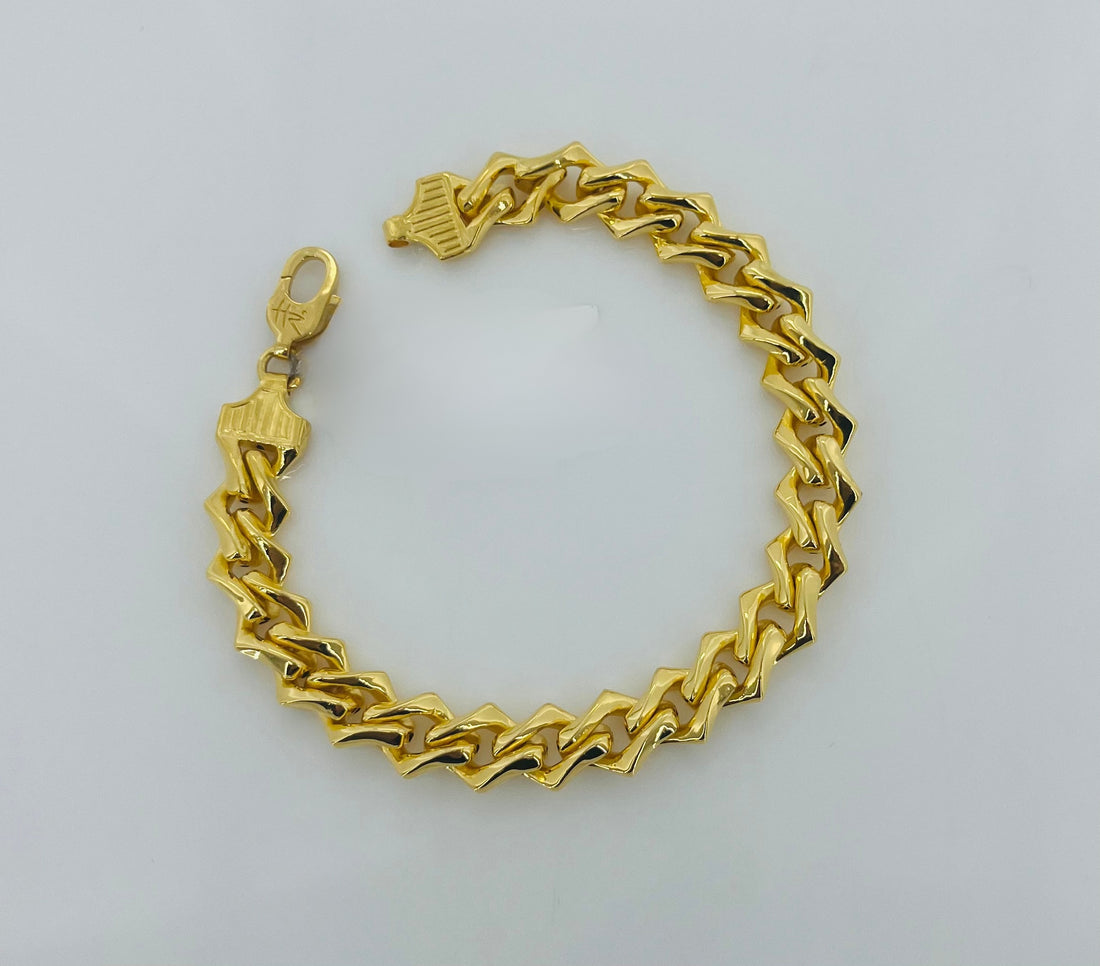 Electroforming Gold Bracelet-012