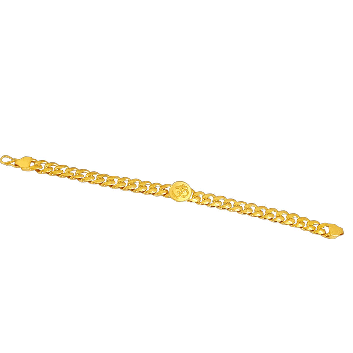 Legacy Medallion Curb Chain Bracelet
